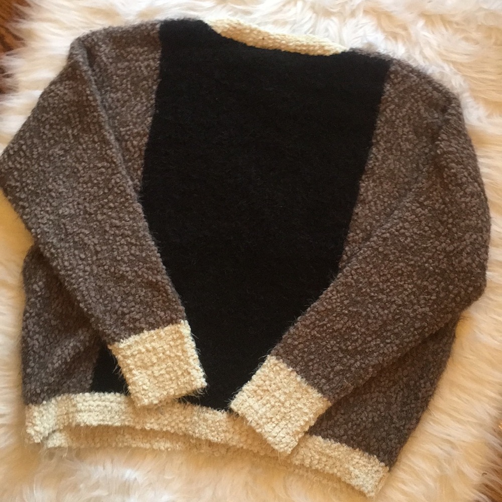 Fuzzy Love Colorblock Cardigan by Love Stitch - Picture 16 of 16